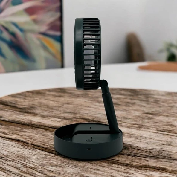 Avec Vantilatör Fan Masa Üstü Mini Şarjlı 5V AV-F550 - Resim 2