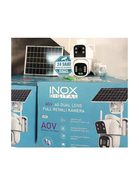 INOX 4Lens X14 Solar Kamera E-Sim - Resim 3
