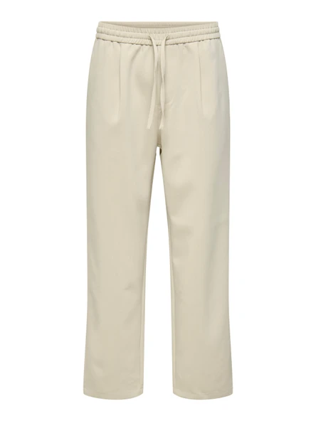 ONSWILL 0292 LOOSE STRING PANT NOOS Erkek Gri Pantolon - OS22033466 ürün görseli 1