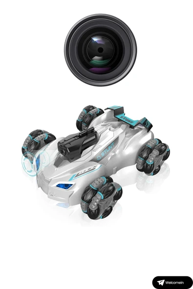 Oyuncak 2.4 GHz Full Fonksiyon Uzaktan Kumandalı HD Kameralı WIFI Telefona Bağlanabilir 4x4 Akrobat Araba - Resim 5