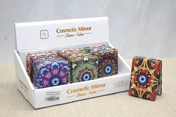 Taşlı El Aynası Dikdörtgen Kalın Liv968 ürün görseli 1