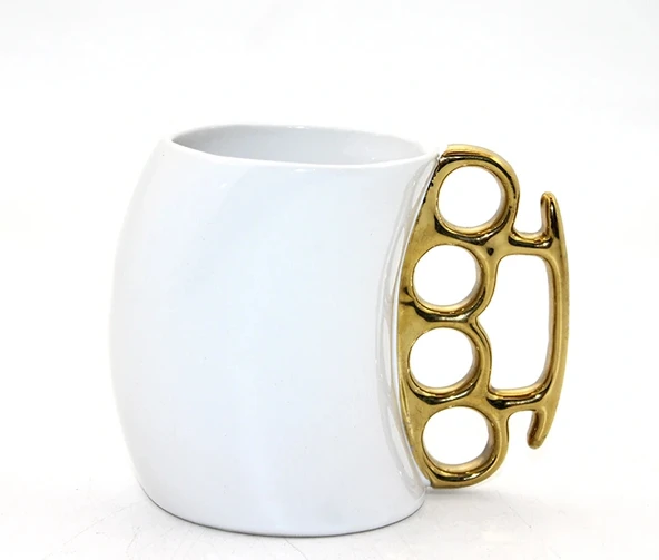 Porselen Muşta Tasarımlı Kupa Bardak  Liv182A ürün görseli 1