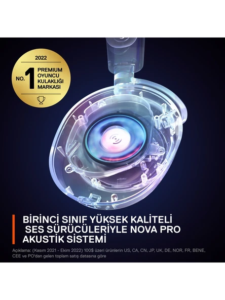 SteelSeries SteelSeries Arctis Nova Pro Kablolu Kulak Üstü Oyuncu Kulaklığı - Resim 4