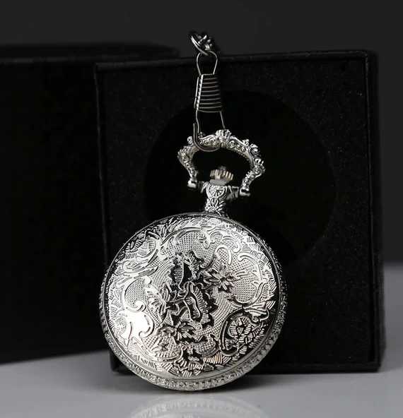 Özel Kutulu Antik Köstekli Saat Liv274 - Resim 2