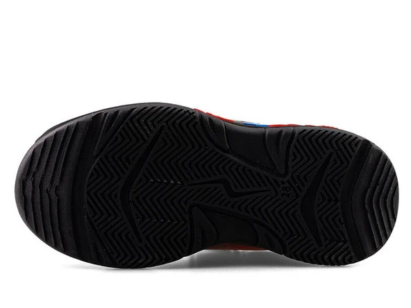 Çocuk Spider Temalı Işıklı Spor Ayakkabı – Kırmızı –siyah Rahat ve Kaymaz Taban - Resim 4