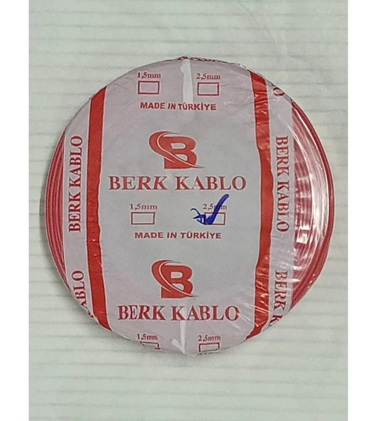 2.5 MM CCA NYA TAM KESİT TESİSAT KABLOSU 3 TOP - Resim 4