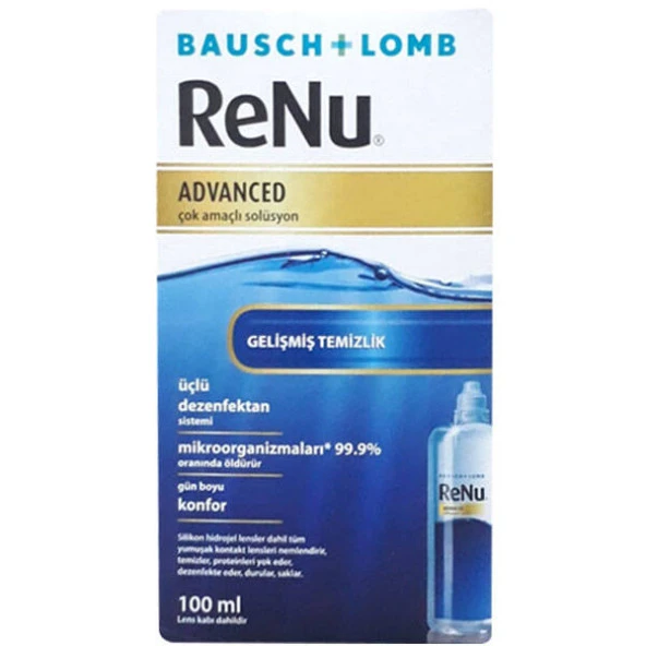 Bausch & Lomb Renu Advanced Lens Solüsyonu 100 ML