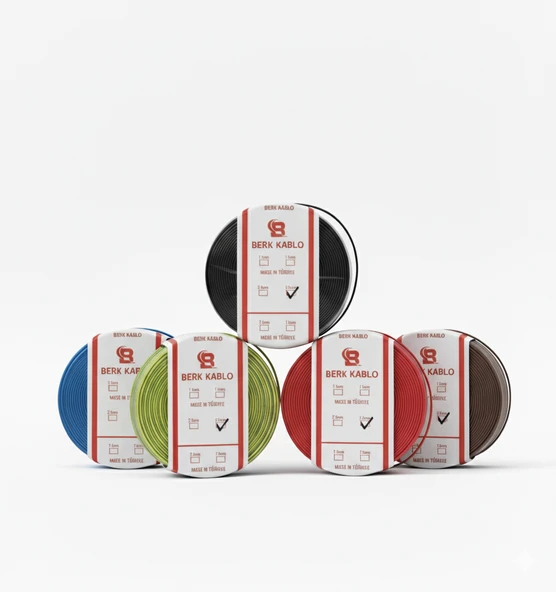 2.5 MM CCA NYA TAM KESİT TESİSAT KABLOSU 5 TOP 100'ER METRE ürün görseli 1