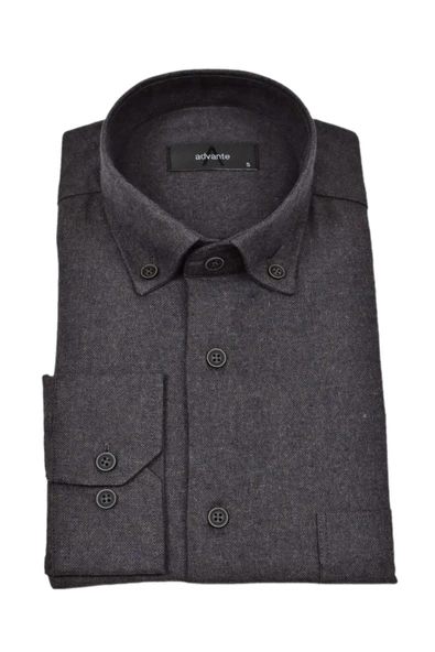 Erkek Kışlık Uzun Kol Tek Cepli Gömlek BGL-ST04819 - Resim 9