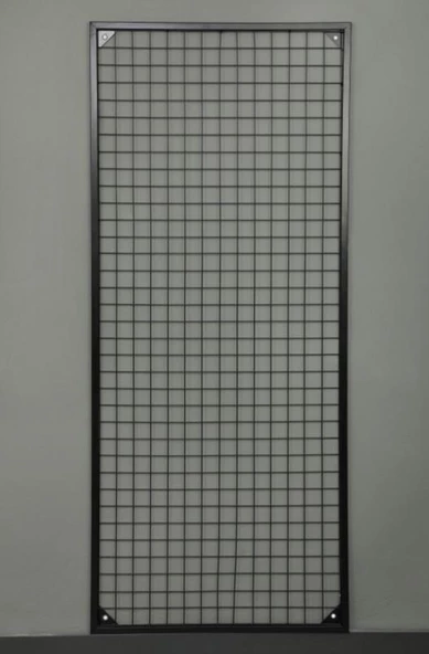 Sık Telli Tel Raf - Tel Pano Stand, Duvar Askılığı 100x200 cm - 2