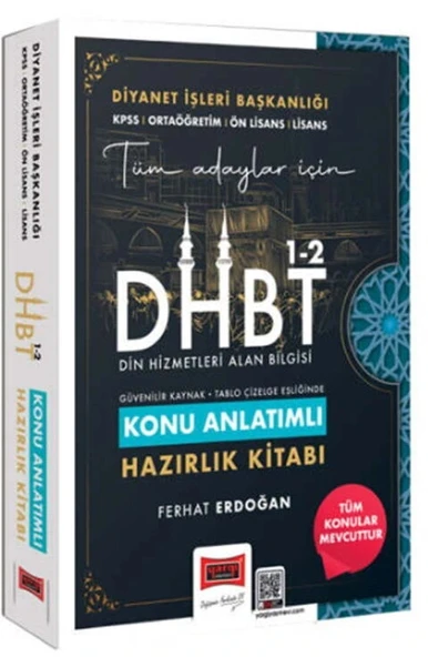 Yargı Dhbt 1-2 Kpss Önlisans Lisans Konu Anlatımlı Hazırlık Kitabı Ferhat Erdoğan ürün görseli 1