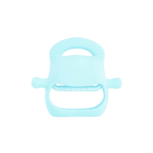 Mavi Bebek Silikon Diş Kaşıyıcı - Resim 4