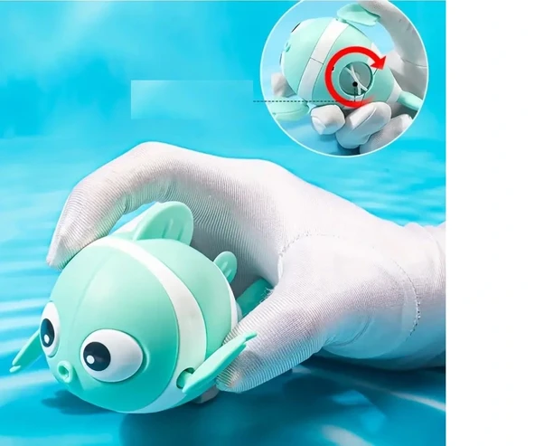 Kurmalı Balık Bebek Banyo Oyuncağı - Resim 2