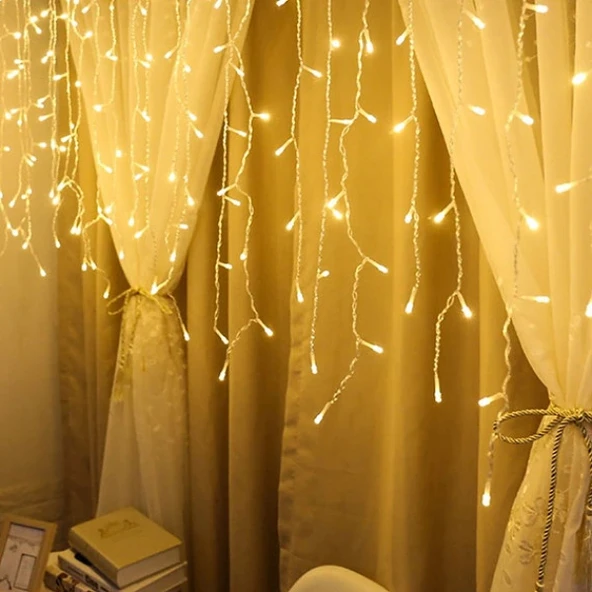 4 Metre 16 Saçak Led - Resim 2