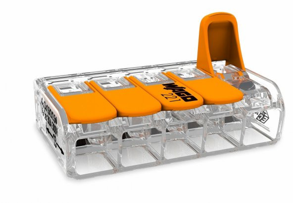 Wago 221-615 5li Yaylı Tırnaklı Klemens 6mm 15 Adet Kutu - 2