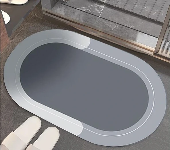 Oval Süper Emıcı Banyo Paspası ürün görseli 1