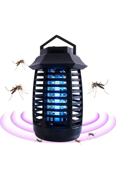 Tutma Ve Asma Saplı Ledli Sinek Makinası 2w Sinek Öldürücü Uv Mor Işıklı Aparat - Resim 5