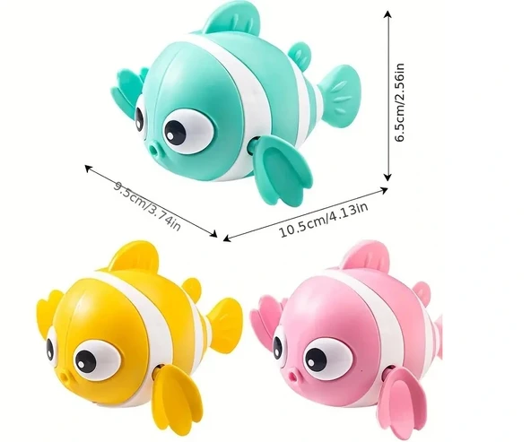 Kurmalı Balık Bebek Banyo Oyuncağı - Resim 3