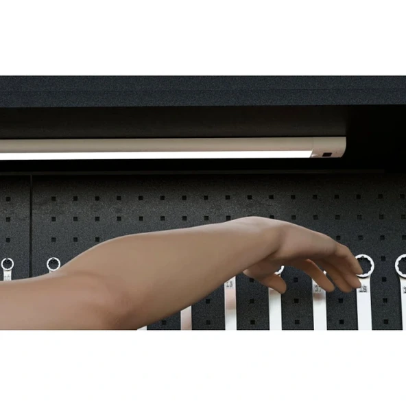 Sensörlü Şarjlı Mıknatıslı Uzun Led Işık - Resim 4