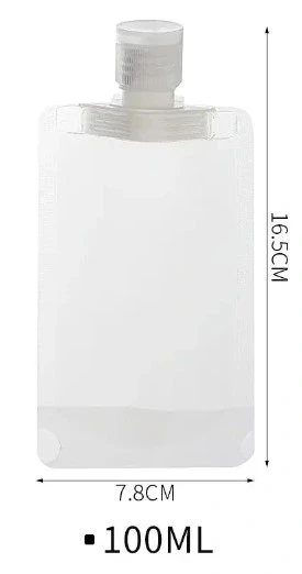 3 Adet 100ml Krem Şampuan Kabı Tekrar Kullanılabilir Set - Resim 5