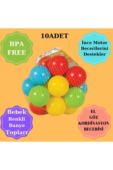 Bebek Banyo Oturağı - Vakum Tabanlı Bebek Mama Oturağı - Bel Destekli Vakumlu Mama, Pudra 10 Top - Resim 3