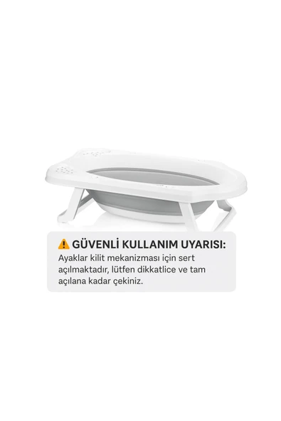 Ahir Katlanır Bebek Yıkama Banyo Seti 4 Parça - Resim 5