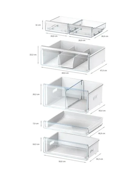 Bosch KGP76AIC0N 526 LT No-Frost Kombi Tipi Buzdolabı - Resim 6