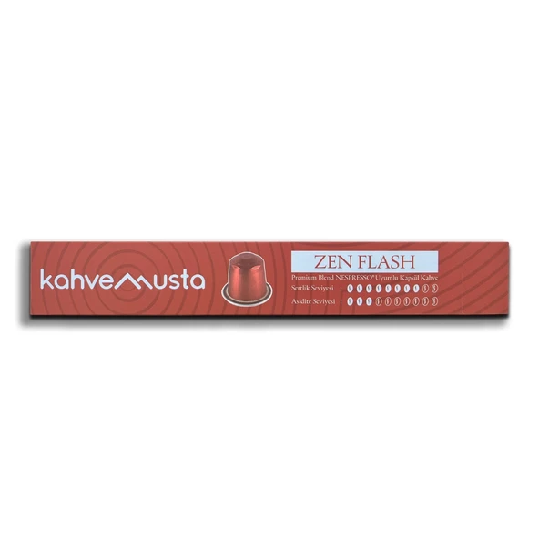 kahvemusta Zen Flash Red Kapsül Kahve (10Kapsül) ürün görseli 1