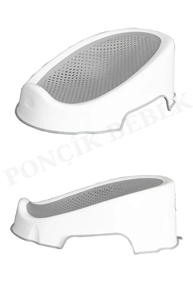 Soft Bebek Küveti – Silikon Fileli Bebek Besleme Yıkama Banyo Küveti Bebek Banyo Oturağı 5 Top - Resim 4