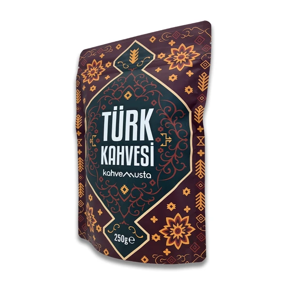kahvemusta Türk Kahvesi - Valfli ve Kilitli Ambalajlı Orta Kavrulmuş Türk Kahvesi (250g) - Resim 3