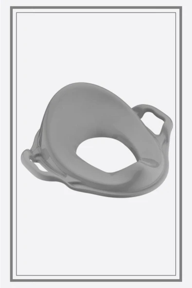 Kaydırmaz Çift Basamaklı Çocuk Taburesi Ve Kulplu Klozet Tuvalet Alıştırma Adaptörü 2'li Set - Resim 3