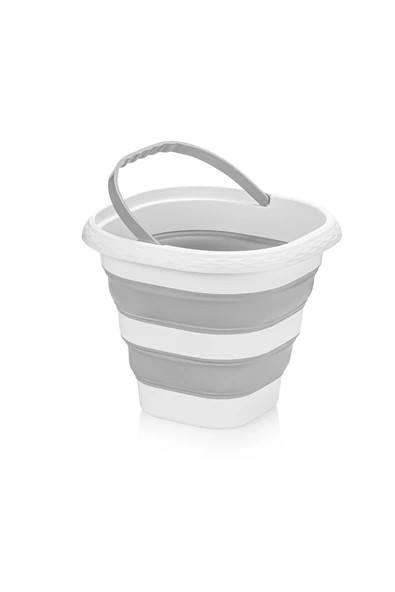 DAMLA Gri Katlanır Su Kovası Ve Maşrapa YENİ ÜRÜN - Resim 6