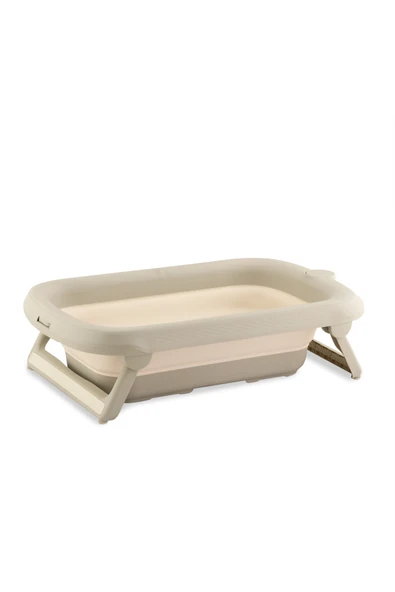 Bebek Küveti Katlanır Lüks Aqua Nest Kahverengi 45 Litre - Resim 6