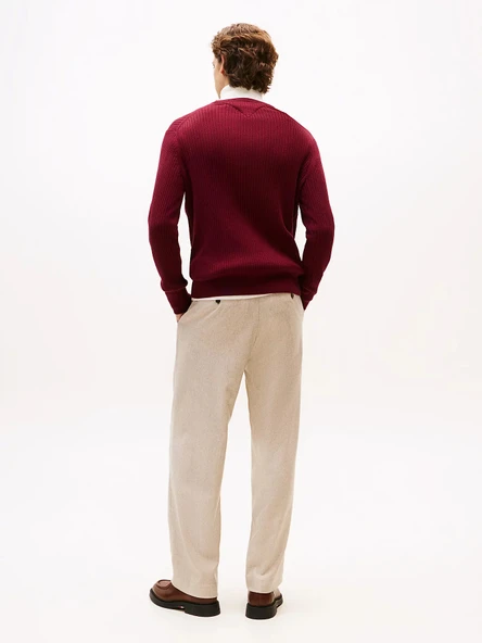 PIMA CTN CASH STRUCTURE CREW Erkek Mor Kazak - MW0MW40449 - Resim 4