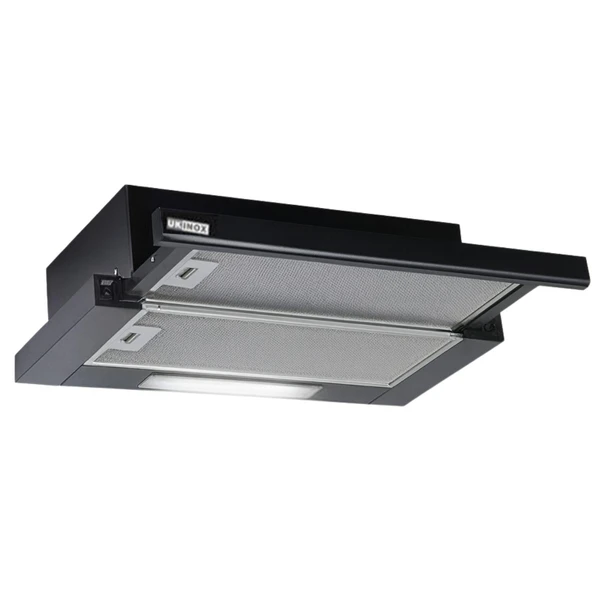 Ukinox Trager S 500 Siyah Aspiratör 60 cm ürün görseli 1