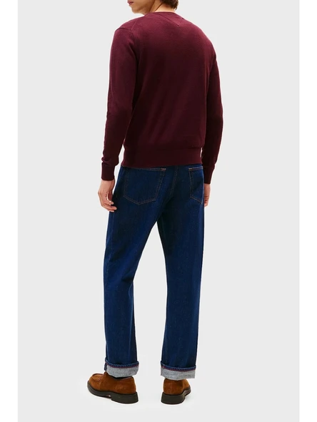 PIMA ORG CTN CASHMERE CREW NECK Erkek Kırmızı Kazak - MW0MW28046 - Resim 3