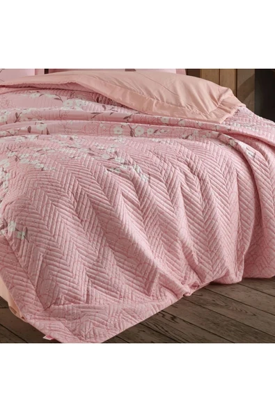 HOBBY POPLİN ÇİFT KİŞİLİK COMPLETTE SET MİSSY PUDRA - Resim 2