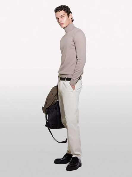 Koton Karışımlı Dik Yaka Kazak Erkek 18U Kazak - 324A10F2S2244 - Resim 3