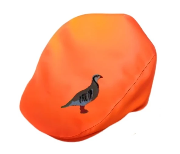 Keklik Desenli Turuncu Renkli Avcı Kasketi ürün görseli 1