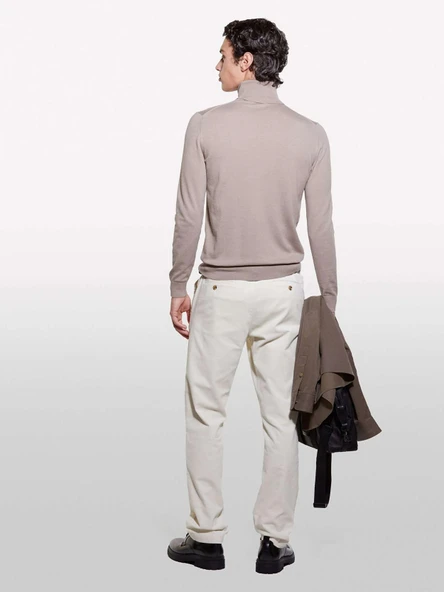 Koton Karışımlı Dik Yaka Kazak Erkek 18U Kazak - 324A10F2S2244 - Resim 4