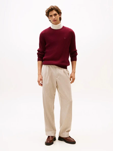 PIMA CTN CASH STRUCTURE CREW Erkek Mor Kazak - MW0MW40449 - Resim 3