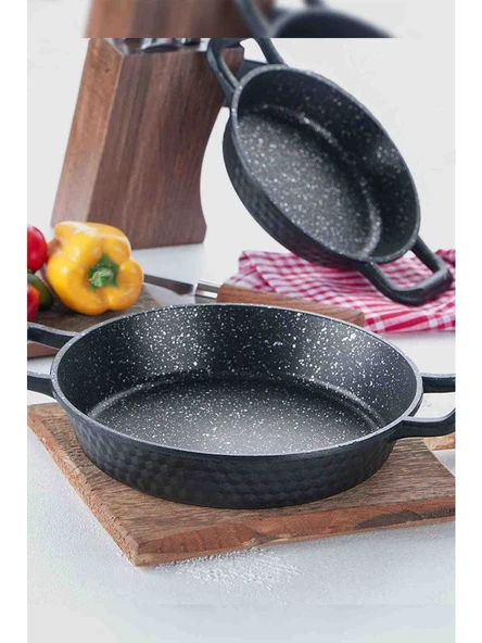 Ferro Plus Elmas Serisi Kapaklı Sahan Seti - Resim 2