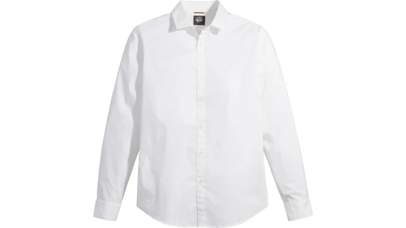 REFINED POPLIN PAPER WHITE Erkek Yeşil UK Gömlek - 28836 - Resim 5