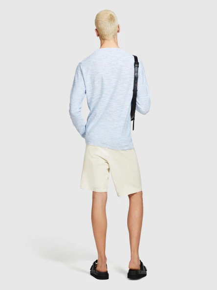 Pamuk Karışımlı Uzun Kollu Bisiklet Yaka Kazak Erkek 8R4 Kazak - 324P107CT1B07 - Resim 2