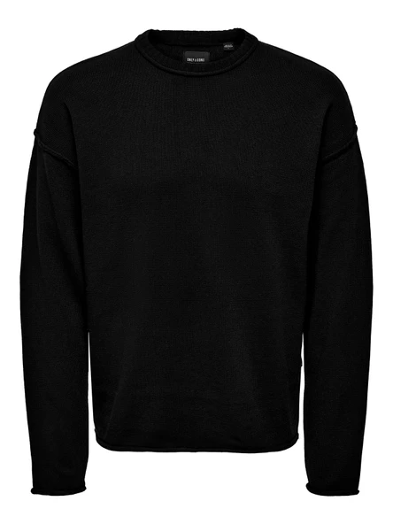 ONSKASEY LIFE DS 5 CREW KNIT Erkek Siyah Kazak - 22026495 ürün görseli 1