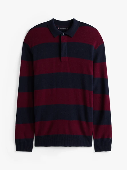 DC KNITTED RUGBY Erkek Mavi Kazak - MW0MW40855 - Resim 5