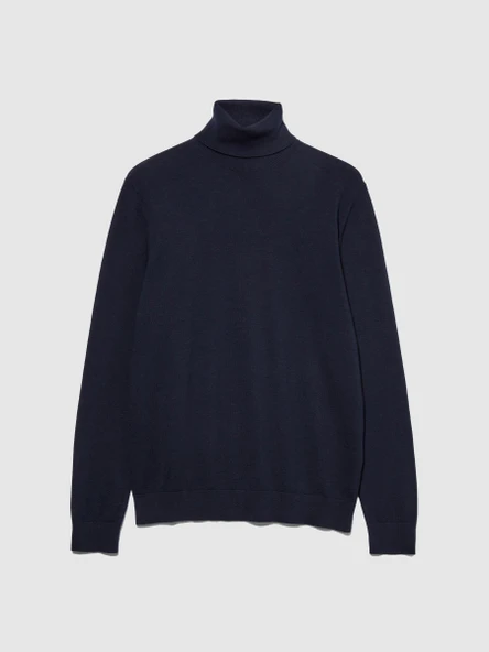 Koton Karışımlı Dik Yaka Kazak Erkek Renkli Kazak - 323A10F2S2244 - Resim 4