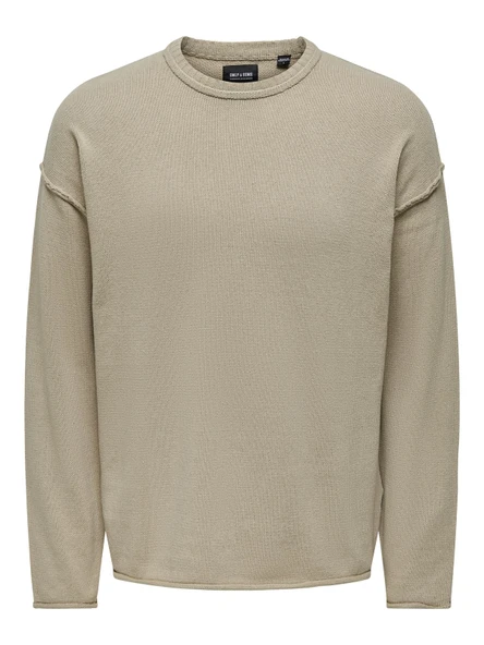 ONSKASEY LIFE DS 5 CREW KNIT Erkek Gri Kazak - 22026495 ürün görseli 1