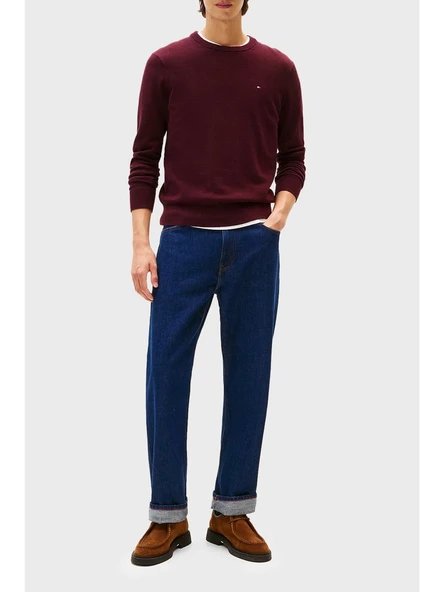 PIMA ORG CTN CASHMERE CREW NECK Erkek Kırmızı Kazak - MW0MW28046 - Resim 2