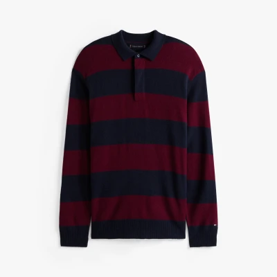 DC KNITTED RUGBY Erkek Mavi Kazak - MW0MW40855 - Resim 6